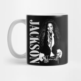 Janet Jackson Vintage 1980s Mug